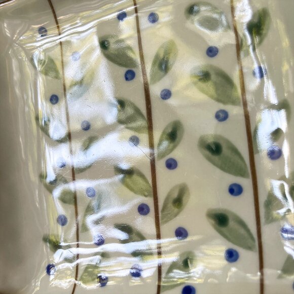 Japanese Hand Painted Sushi Soy Sauce Dishes Set 6 Assorted Square Side Plates - Picture 7 of 13